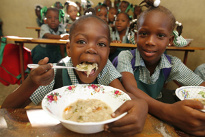Mary's Meal hilft Kindern in Haiti